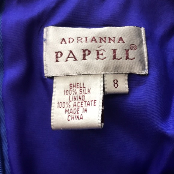 NWT Silk ADRIANNA PAPELL Dress - Picture 3 of 4